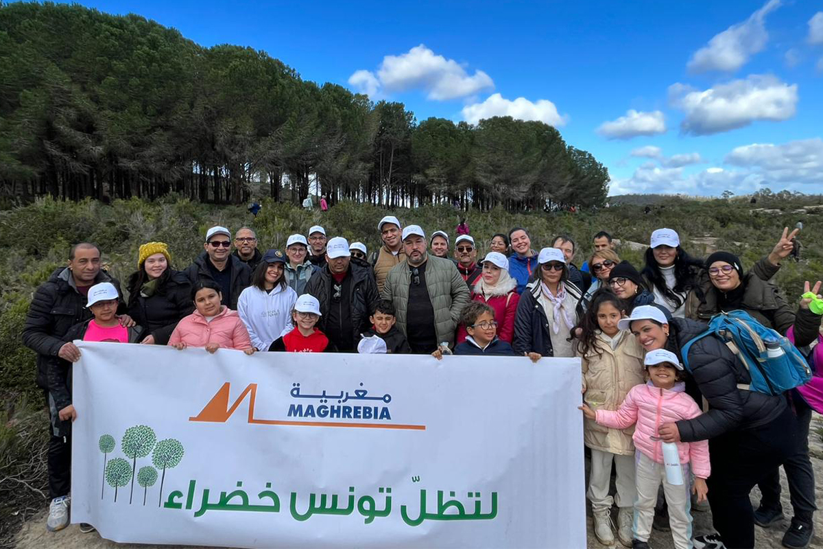Maghrebia démarre son programme de reboisement a SEJNANE
